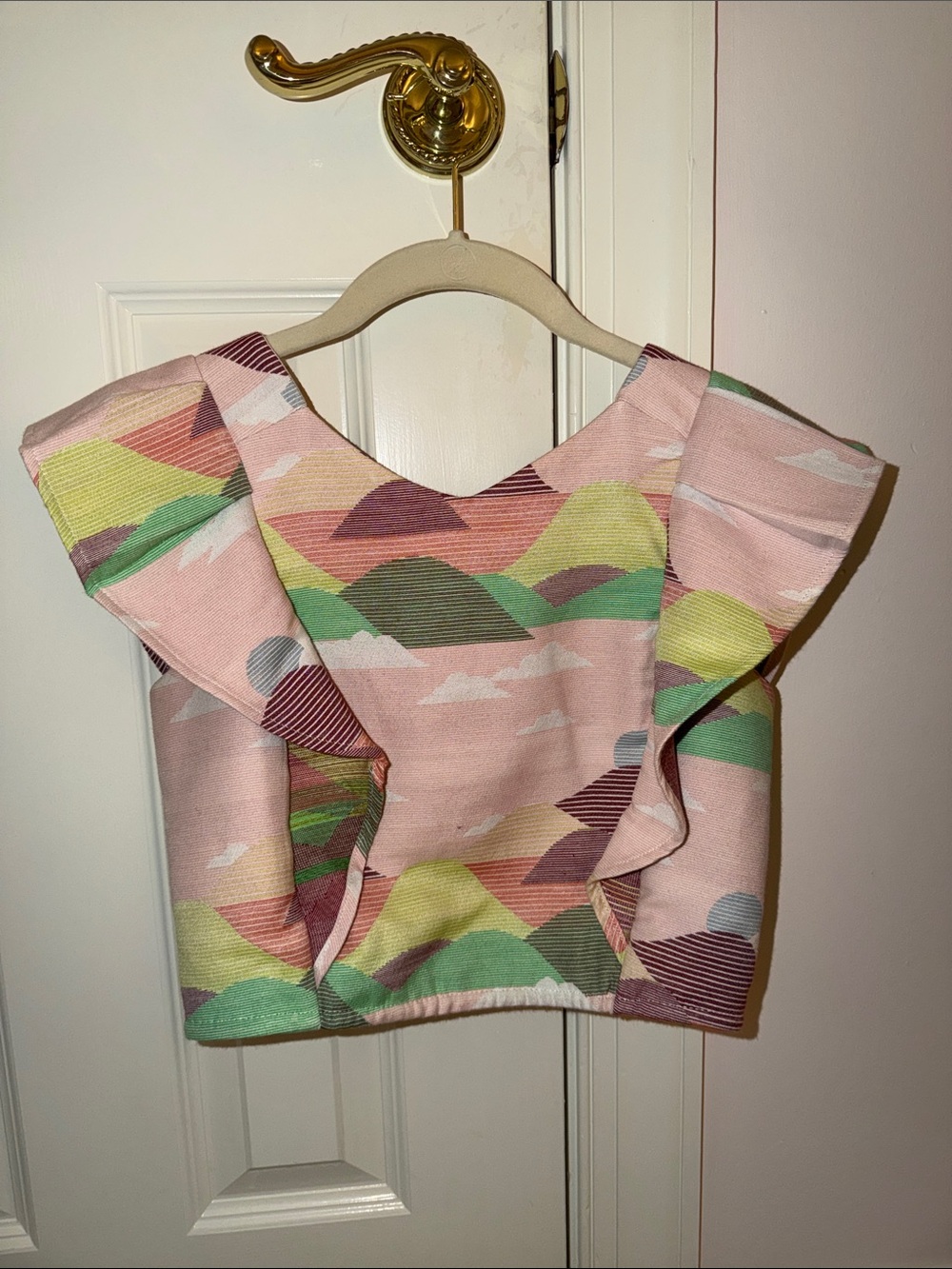 Koch Cecilia Top- Mountain Print